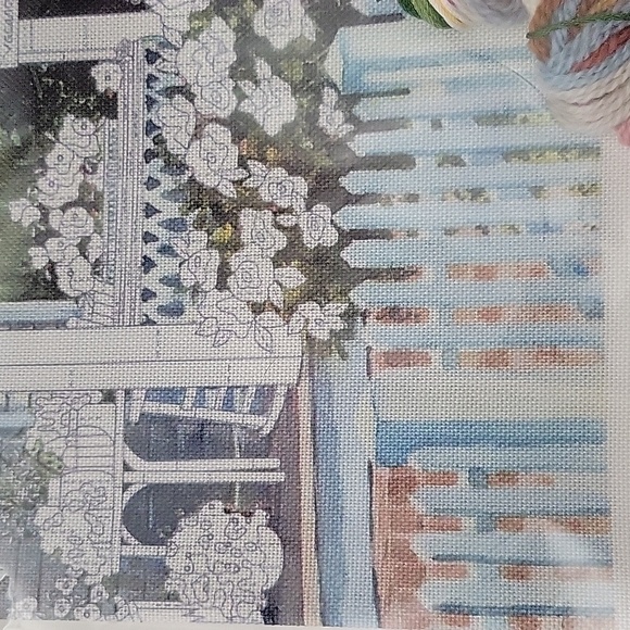Gallery Collection Crewel Embroidery Kit Bed and Breakfast Scene New Unopened - Picture 6 of 8